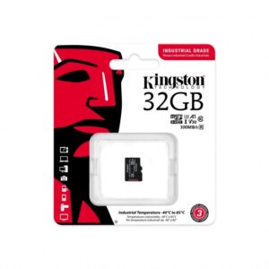 Kingston 32GB microSDHC Industrial C10 A1 pSLC Card Single P